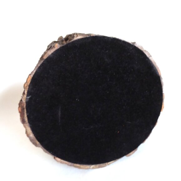 NEW 7” HANDCRAFTED RUSTIC WOOD LOG TREE BARK DECORATIVE BOWL - Picture 5 of 5